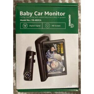 New Baby Car Camera, HD Display Baby Car Mirror, Night Vision Feature, 4.3 inch